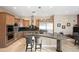Gourmet kitchen featuring stainless steel appliances and granite countertops at 12544 N 120Th Pl, Scottsdale, AZ 85259