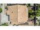 House with tile roof, backyard pool, and a fire pit at 16109 W Christy Dr, Surprise, AZ 85379
