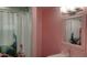 Clean bathroom, featuring a shower and a vanity with a mirror at 201 S Greenfield Rd # 16, Mesa, AZ 85206