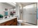 Bathroom with shower and vanity at 21214 N 124Th Ave, Sun City West, AZ 85375