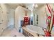 Spa-like bathroom with a soaking tub, separate shower, and walk-in closet at 2625 W Desert Hills Dr, Phoenix, AZ 85086