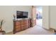 Bedroom with access to a private courtyard at 2625 W Desert Hills Dr, Phoenix, AZ 85086