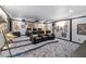 Home theater with reclining seats and movie memorabilia at 2625 W Desert Hills Dr, Phoenix, AZ 85086
