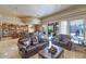 Open living space with kitchen views and access to backyard at 2625 W Desert Hills Dr, Phoenix, AZ 85086