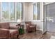 Cozy sitting area with two armchairs and a side table near French doors at 3205 S Ponderosa Dr, Gold Canyon, AZ 85118