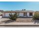 Single story home with two saguaro cacti in the front yard at 3719 W Acoma Dr, Phoenix, AZ 85053