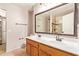 Bathroom boasts double sinks and an updated shower at 7046 W Mercer Ln, Peoria, AZ 85345