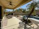 Covered patio, pool, and spa create a relaxing backyard oasis at 861 E Toledo St, Gilbert, AZ 85295