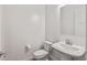 Simple bathroom with single sink and toilet at 1113 E La Mirada Dr, Phoenix, AZ 85042