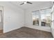 Spacious bedroom with multiple windows and ceiling fan at 1113 E La Mirada Dr, Phoenix, AZ 85042