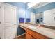 Bathroom with granite countertops and double sinks at 21925 N 78Th Dr, Peoria, AZ 85383