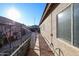 Side yard with storage and a covered walkway at 21925 N 78Th Dr, Peoria, AZ 85383