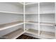 Large walk-in pantry with ample shelving at 22091 E Russet Rd, Queen Creek, AZ 85142