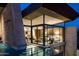 Main bedroom with private balcony and pool view at 38300 N 102Nd St, Scottsdale, AZ 85262