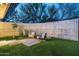 Private courtyard featuring comfortable chairs and manicured desert landscaping at 38300 N 102Nd St, Scottsdale, AZ 85262