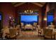 Upscale dining room with city views and elegant furnishings at 38300 N 102Nd St, Scottsdale, AZ 85262