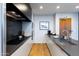 Modern kitchen with stainless steel appliances and dark countertops at 5455 E Lincoln Dr # 1001, Paradise Valley, AZ 85253