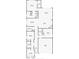 Floor plan showing a 3 bed, 3 bath house layout at 5932 S 26Th Ave, Phoenix, AZ 85041