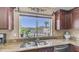 Kitchen sink with a view of the pool at 6178 W Quail Ave, Glendale, AZ 85308