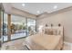 Bright bedroom with patio access and neutral decor at 7117 E Rancho Vista Dr # 3006, Scottsdale, AZ 85251
