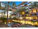 Upscale condo building boasting a beautiful courtyard with seating areas and putting green at 7117 E Rancho Vista Dr # 3006, Scottsdale, AZ 85251