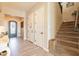 Bright entry with tile floors and coat closet at 9127 E Lynwood St, Mesa, AZ 85207