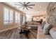 Open living area with a cozy seating arrangement at 9127 E Lynwood St, Mesa, AZ 85207