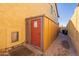 Convenient storage shed in the backyard at 9127 E Lynwood St, Mesa, AZ 85207