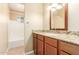 Bathroom features granite countertop and bathtub at 9607 N 41St Dr, Phoenix, AZ 85051