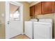 Laundry room with washer, dryer, and cabinets at 9607 N 41St Dr, Phoenix, AZ 85051