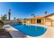 Large rectangular swimming pool in backyard at 9607 N 41St Dr, Phoenix, AZ 85051