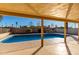 Backyard pool with covered patio area at 9607 N 41St Dr, Phoenix, AZ 85051