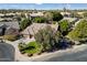 Aerial view showcasing the home's curb appeal and surrounding neighborhood at 10232 N 54Th Pl, Paradise Valley, AZ 85253
