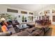Open living space with hardwood floors and backyard views at 10232 N 54Th Pl, Paradise Valley, AZ 85253