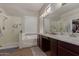 Spa-like bathroom with double vanity, soaking tub, and walk-in shower at 14806 E Crested Crown --, Fountain Hills, AZ 85268