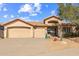 Two-car garage and desert landscaping of this beautiful home at 14806 E Crested Crown --, Fountain Hills, AZ 85268