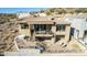 Luxury home's backyard with a patio and hot tub at 14849 E Valley Vista Dr, Fountain Hills, AZ 85268