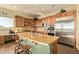 Gourmet kitchen features granite island, stainless steel appliances, and views at 14849 E Valley Vista Dr, Fountain Hills, AZ 85268