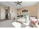 Serene main bedroom with mountain views and built-in dresser at 14849 E Valley Vista Dr, Fountain Hills, AZ 85268