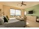 Spacious main bedroom with mountain views and sitting area at 14849 E Valley Vista Dr, Fountain Hills, AZ 85268