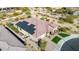 Aerial view of single story house with solar panels at 21122 W Edgemont Ave, Buckeye, AZ 85396