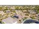 Aerial view showcasing a single-Gathering home with solar panels at 21122 W Edgemont Ave, Buckeye, AZ 85396