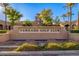Verrado Golf Club sign, indicating community amenities at 21122 W Edgemont Ave, Buckeye, AZ 85396
