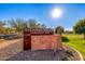 Entrance sign for Sienna Hills Community Park at 21122 W Edgemont Ave, Buckeye, AZ 85396