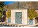 Custom designed water feature with stonework and decorative accents at 21122 W Edgemont Ave, Buckeye, AZ 85396