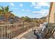 Outdoor porch overlooking the backyard desert scenery at 2249 E Taxidea Way, Phoenix, AZ 85048