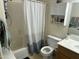 Bathroom with a shower and tub, and a single sink vanity at 235 S Stardust Ln, Apache Junction, AZ 85120