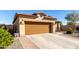 Single-story house with brown garage door and small front yard at 26407 N 166Th Ave, Surprise, AZ 85387