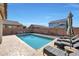 Inviting backyard pool with patio and lounge chairs at 3446 N Mayfair St, Mesa, AZ 85213