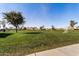 Spacious community park with grassy areas, playground, and soccer goals at 35834 W Cartegna Ln, Maricopa, AZ 85138